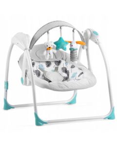 Leagan electric cu muzica Ricokids 7326 - Turcoaz