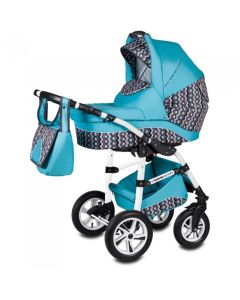 Carucior VESSANTI Flamingo Easy Drive 3 in 1 - Turquoise