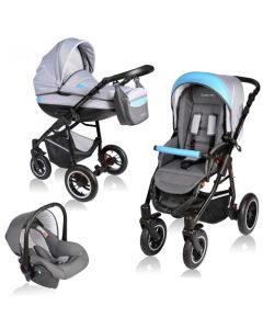 Carucior VESSANTI Crooner 3 in 1 - Blue/Gray