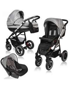 Carucior VESSANTI Crooner Prestige 3 in 1 - Gray