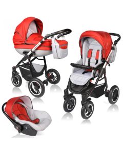 Carucior VESSANTI Crooner Prestige 3 in 1 - Red