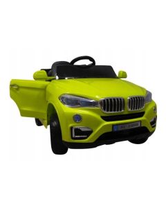 Masinuta electrica cu telecomanda si roti din spuma EVA Cabrio B12 KL-5188 R-Sport - Verde