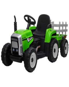 Tractor electric pe baterie si muzica C1 R-Sport - Verde