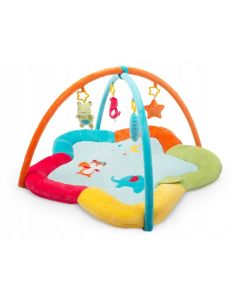 Salteluta de joaca pentru copii, in forma de floare, 85 x 50 cm Ricokids 7313 - Multicolora