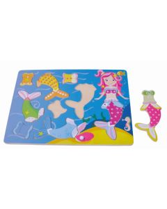 Puzzle din lemn Sun Baby 039 Marmaid