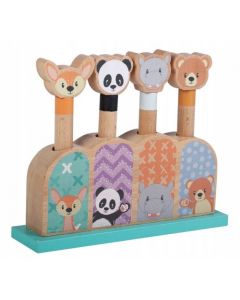 Jucarie din lemn Pop-Up Sun Baby 070 Animals