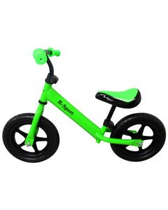 Bicicleta fara pedale cu roti din spuma EVA R-Sport R7 - Verde