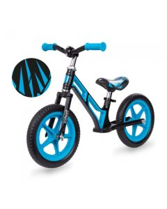 Bicicleta fara pedale cu cadru din magneziu Kidwell COMET - Black Blue