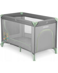 Patut pliabil Ricokids RK-240 Gri cu verde