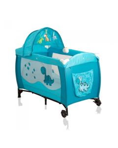 Patut pliabil Coto Baby Samba Lux Turquoise