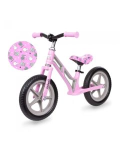 Bicicleta fara pedale cu cadru din magneziu Kidwell COMET - Pink Gray