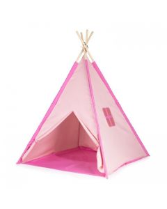 Cort indian teepee de joaca pentru copii, tip wigwam Ecotoys - Roz