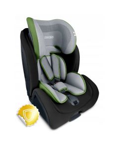 Scaun auto 9-36 Kg cu ISOFIX Ricokids Qway - Verde - Gri