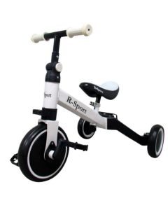 Bicicleta multifunctionala 4 in 1 cu pedale detasabile P8 R-Sport - Alb