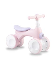 Bicicleta cu lumini, sunet si difuzor de balonase, Momi Tobis - Pink