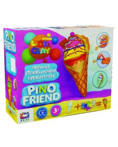 Set de creatie cu argila usoara, Moon Light Clay - Pino Friend - ICE CREAM