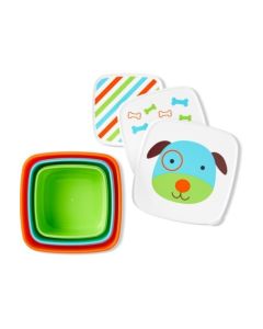 Skip Hop Set 3 cutii pentru pranz Zoo - Catel