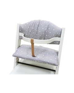 Set pernute pentru scaun masa Treppy Stars Gray