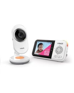 Videointerfon digital bidirectional Vtech 2.8 inch VM3254 cu lumina de veghe, melodii, infrarosu si termometru incorporat